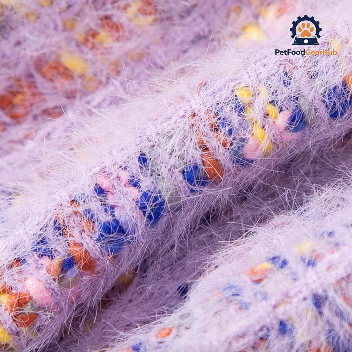 Cherie Cat Cardigan | Purple Cardigan for Cats | PetFoodGearHub