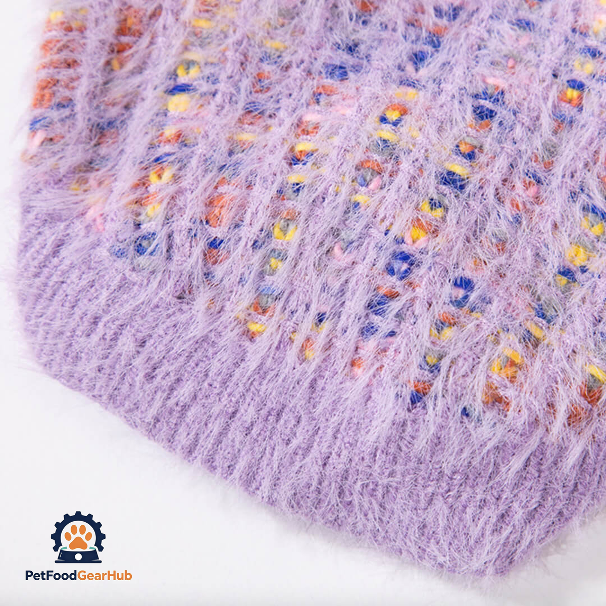 Cherie Cat Cardigan | Purple Cardigan for Cats | PetFoodGearHub