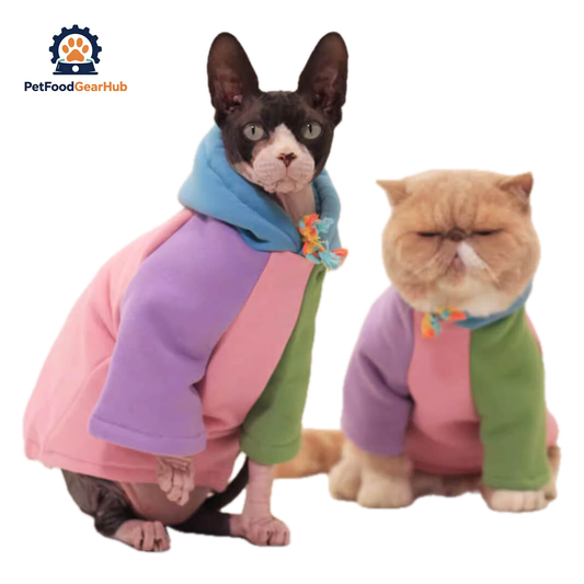 Stylish Hoodie for Sphynx Cats | PetFoodGearHub