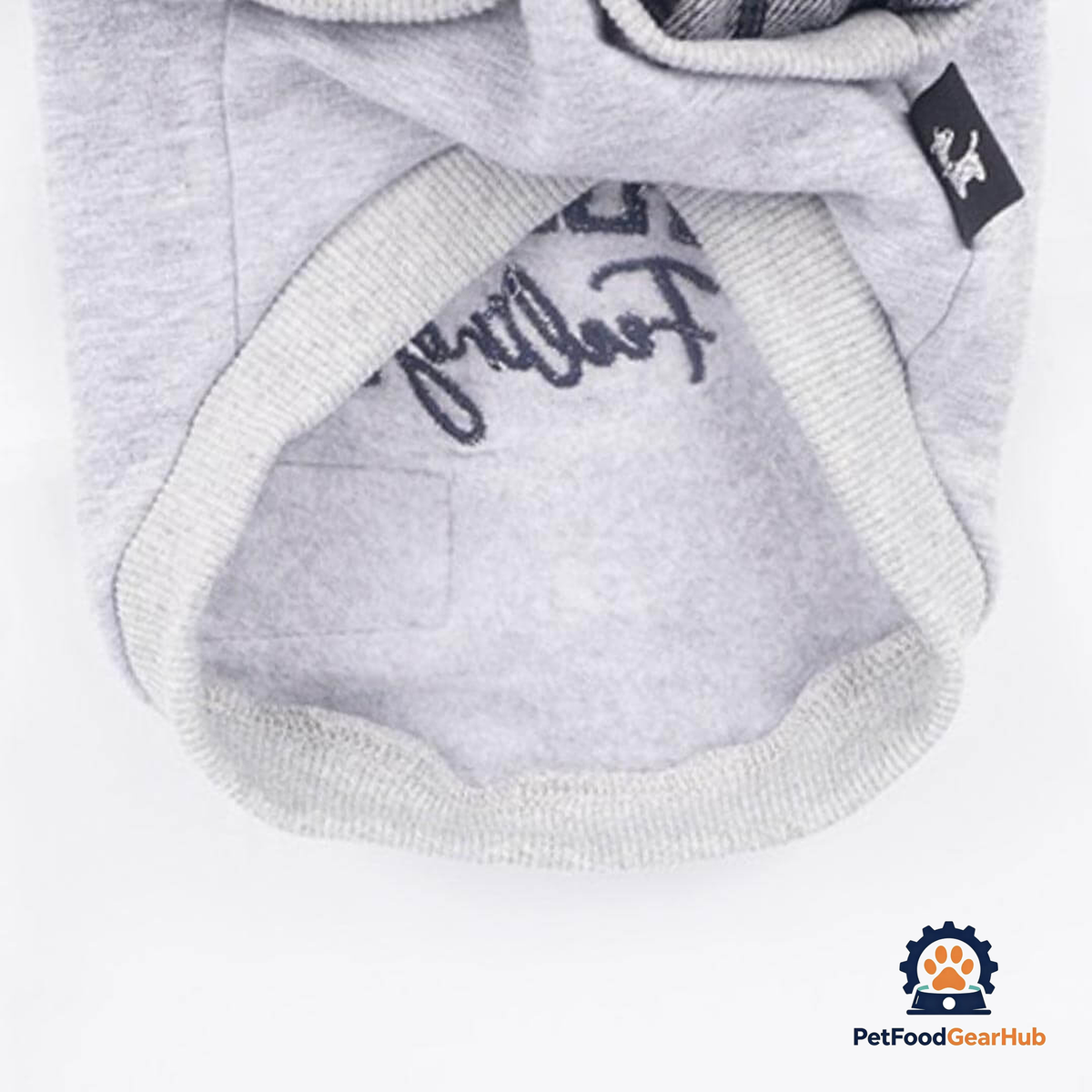 Bottom Hem Detail Cat Sweatshirt | Soft Ribbed Cat Clothing | PetFoodGearHub