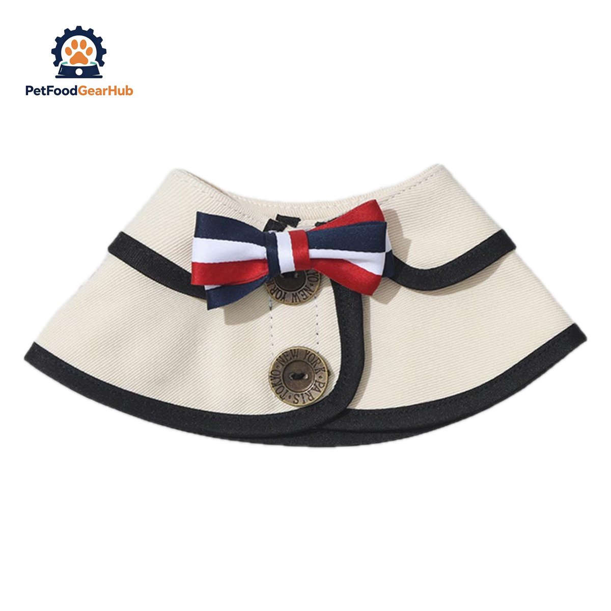 Gentlemeow Cat Bib | Collar for Cats & Kittens | PetFoodGearHub