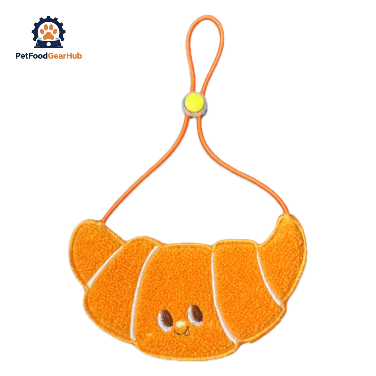 Croissant Cat Bib | Cute Accessories for Cats | PetFoodGearHub