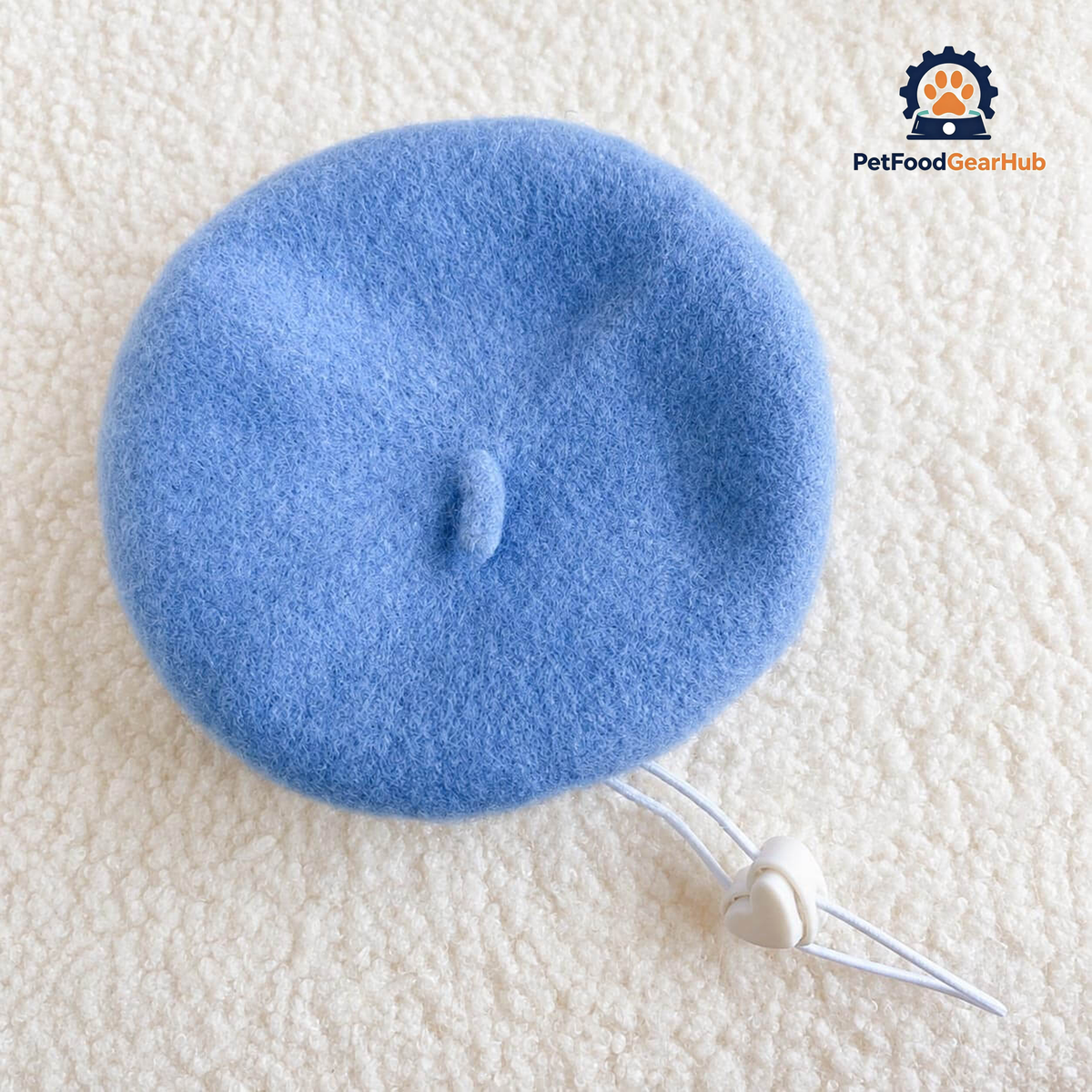 Blue Beret Hat for Cats | PetFoodGearHub