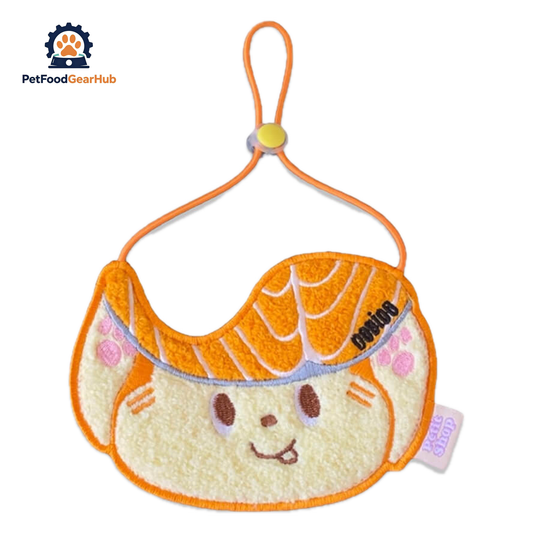 Salmon Sushi Cat Bib | Cute Accessories for Cats | PetFoodGearHub