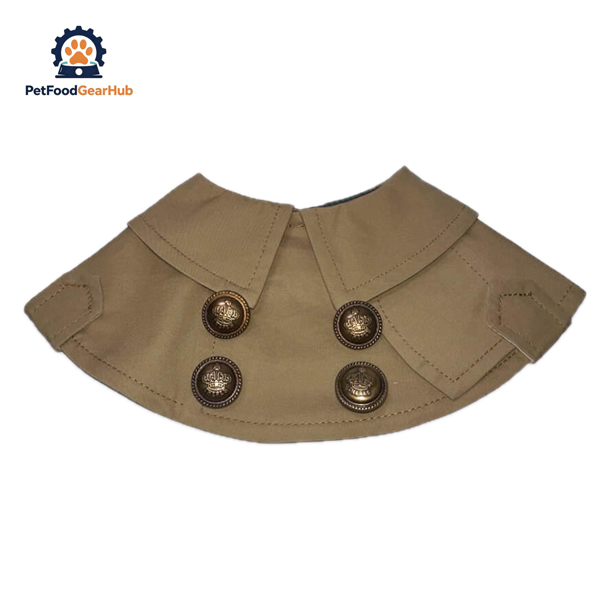 Purberry Cat Bib | Trench Coat Cat Bib | PetFoodGearHub