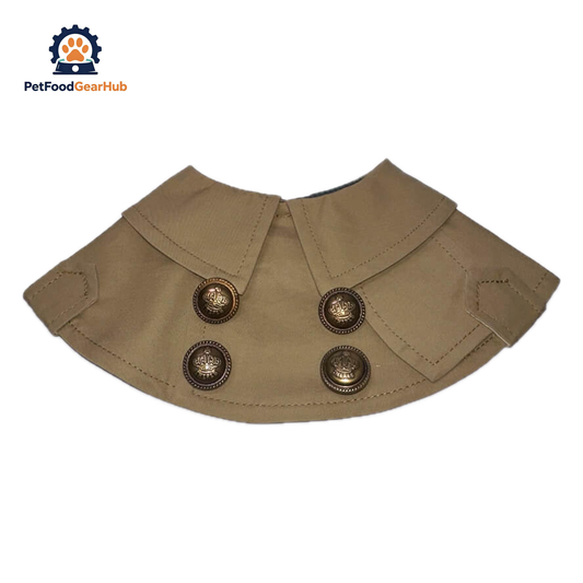 Purberry Cat Bib | Trench Coat Cat Bib | PetFoodGearHub