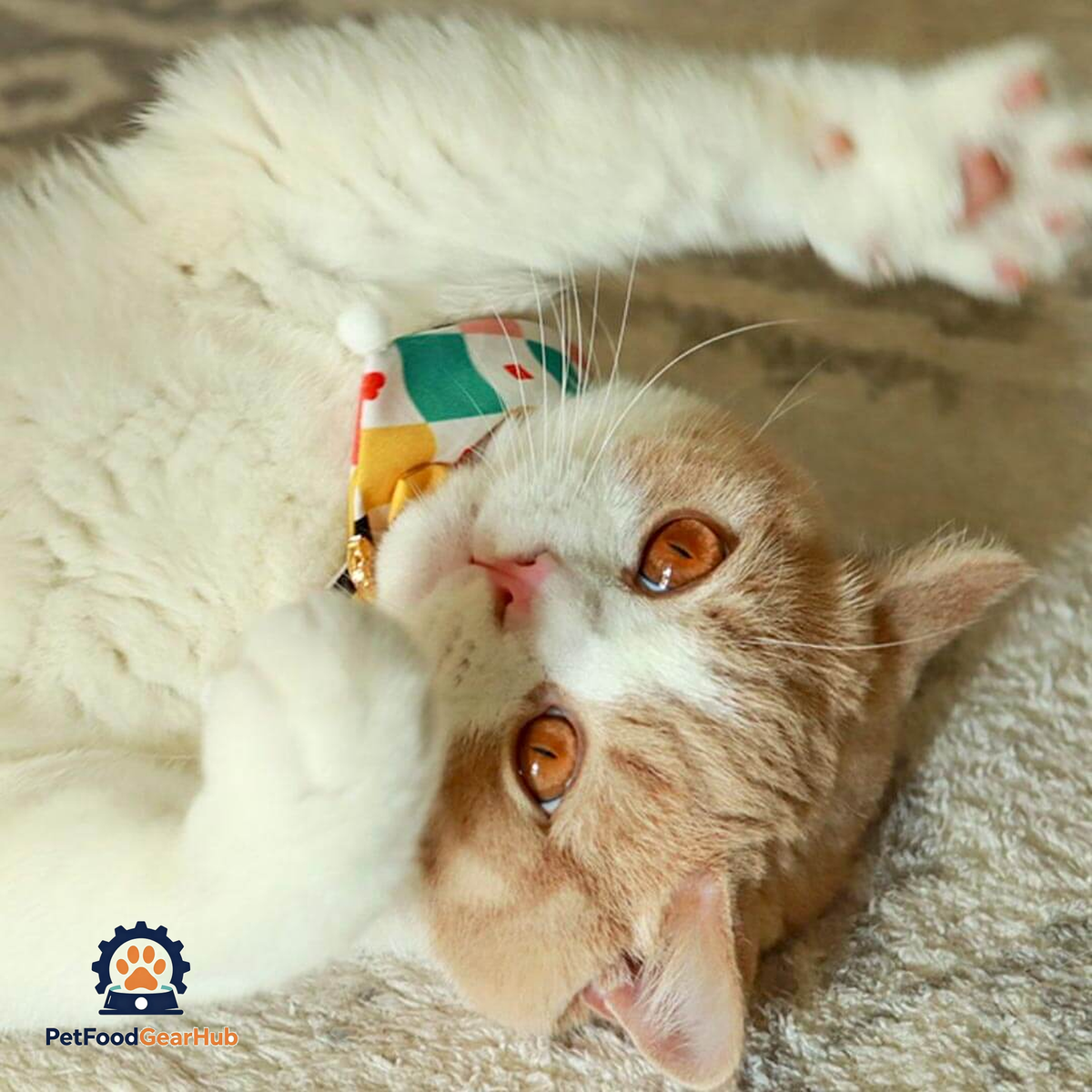 Circus Cat Bib | Cute Accessories for Cats | PetFoodGearHub