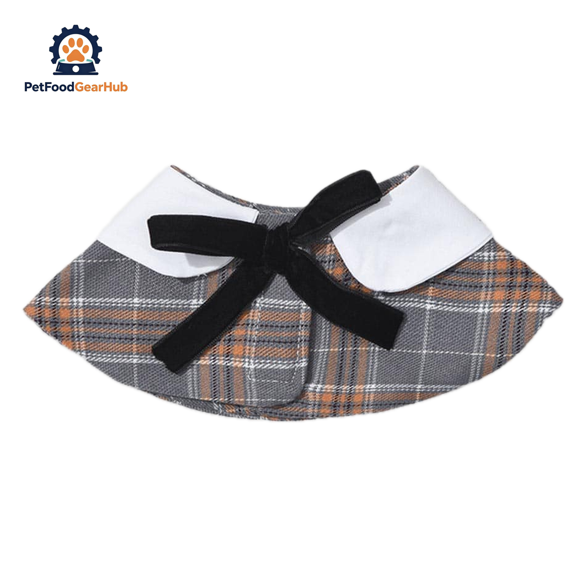 Plaid Cat Bib | Cat Accessories | Cat Collar | PetFoodGearHub