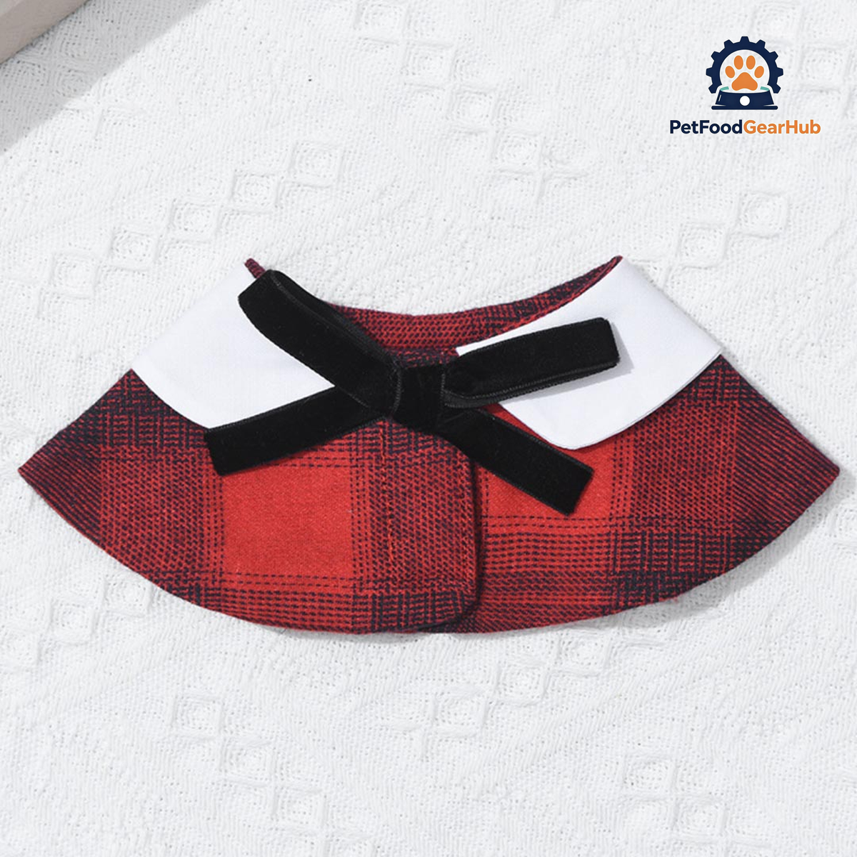 Plaid Cat Bib | Cat Accessories | Cat Collar | PetFoodGearHub