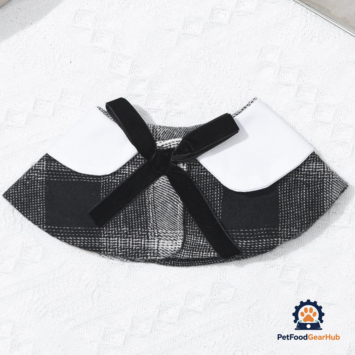 Plaid Cat Bib | Cat Accessories | Cat Collar | PetFoodGearHub