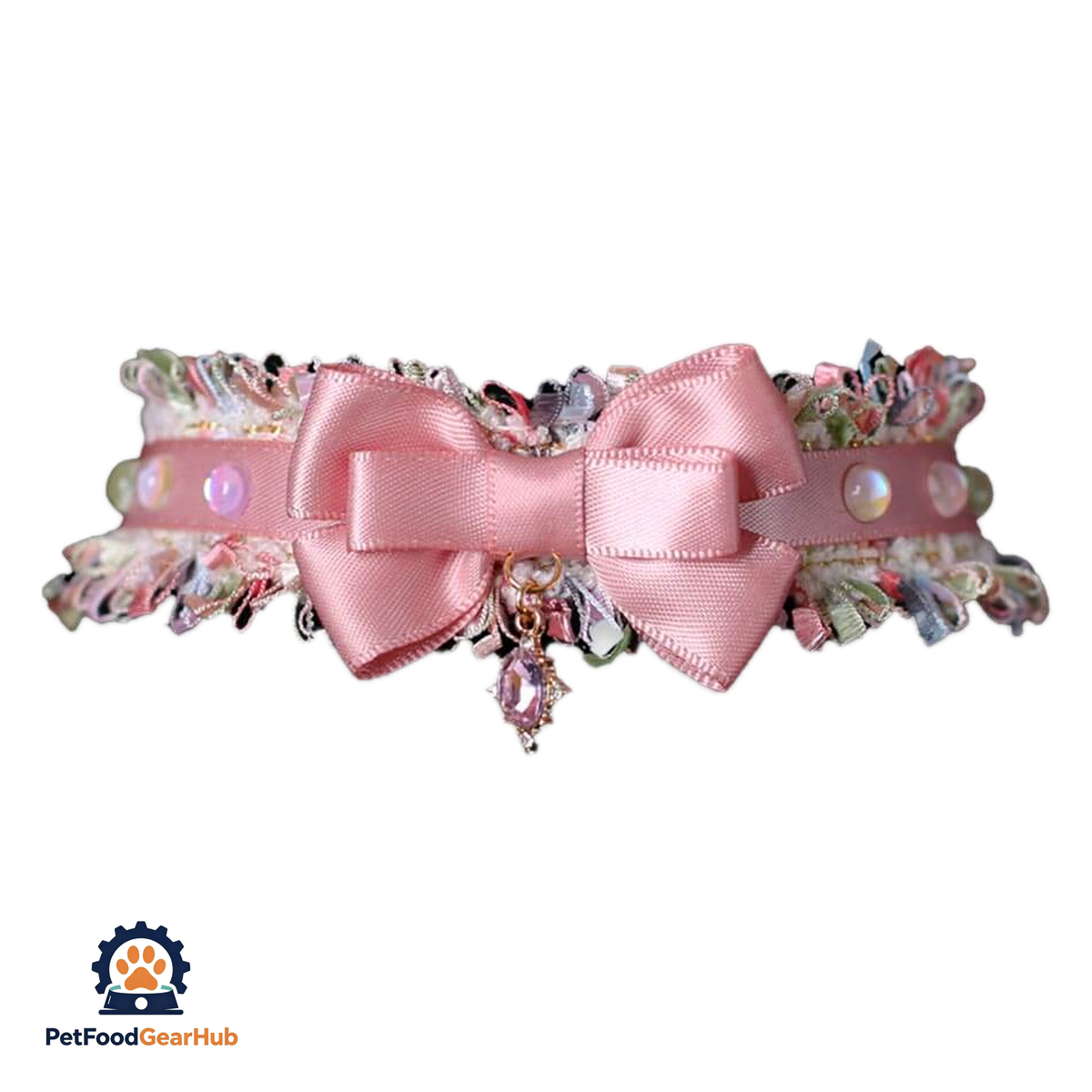 La Rose Cat Collar | Luxurious Accessories for Cats | PetFoodGearHub