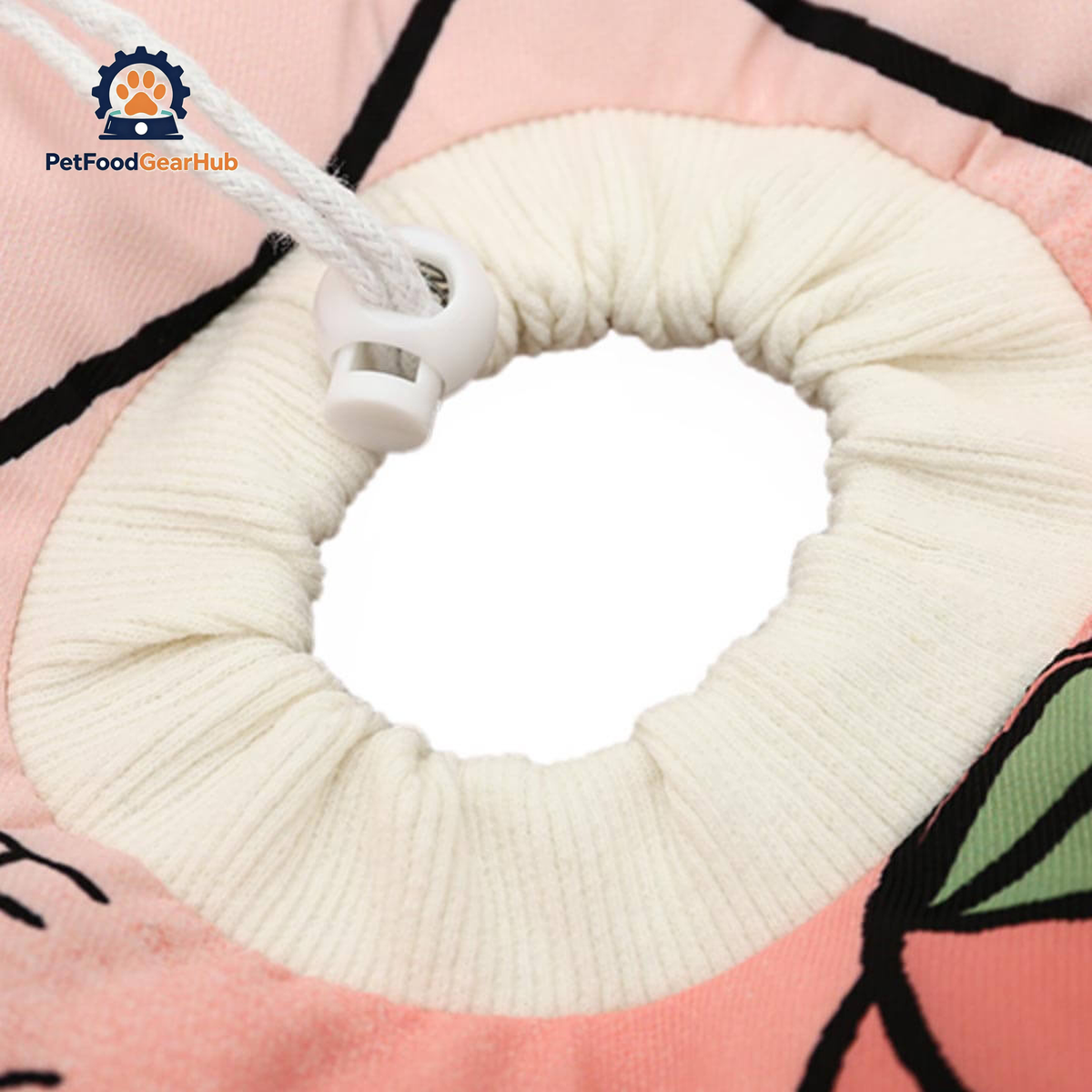 Peach Milk E Collar for Cats | Cat Cone Collar | PetFoodGearHub