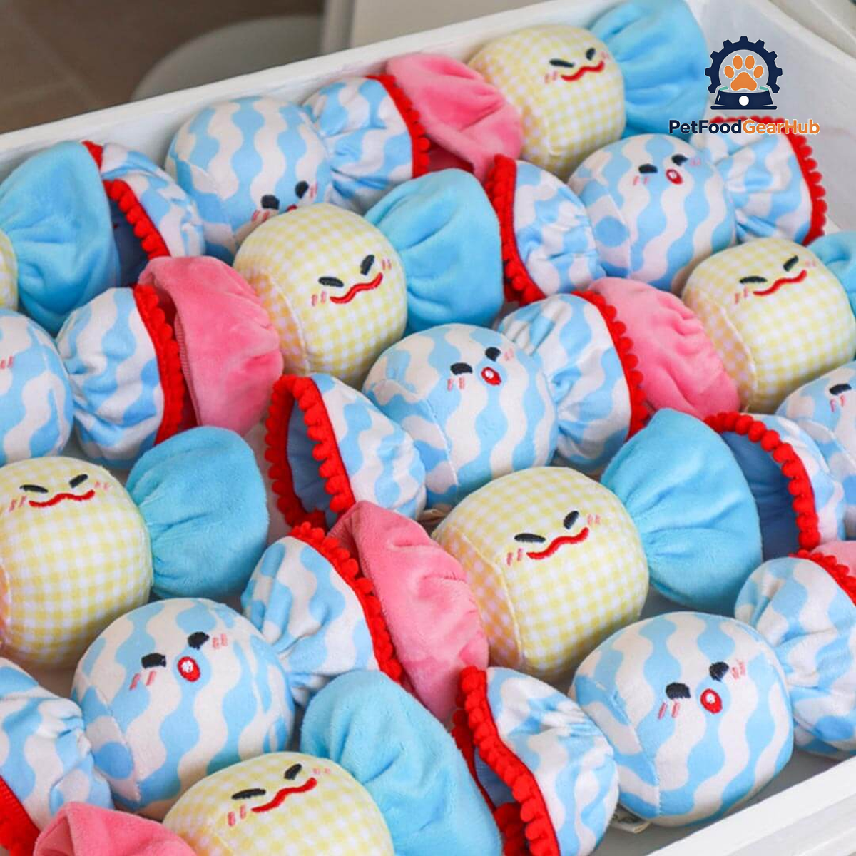 Candy Plush Cat Toys Collection | Cute Cat Toys | PetFoodGearHub