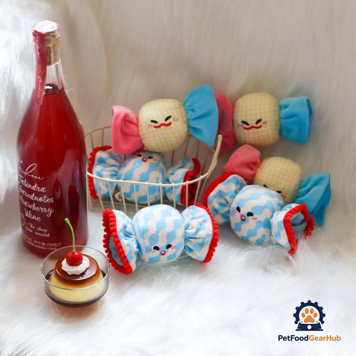 Candy Plush Cat Toys Gift Set | Cute Cat Toys | PetFoodGearHub