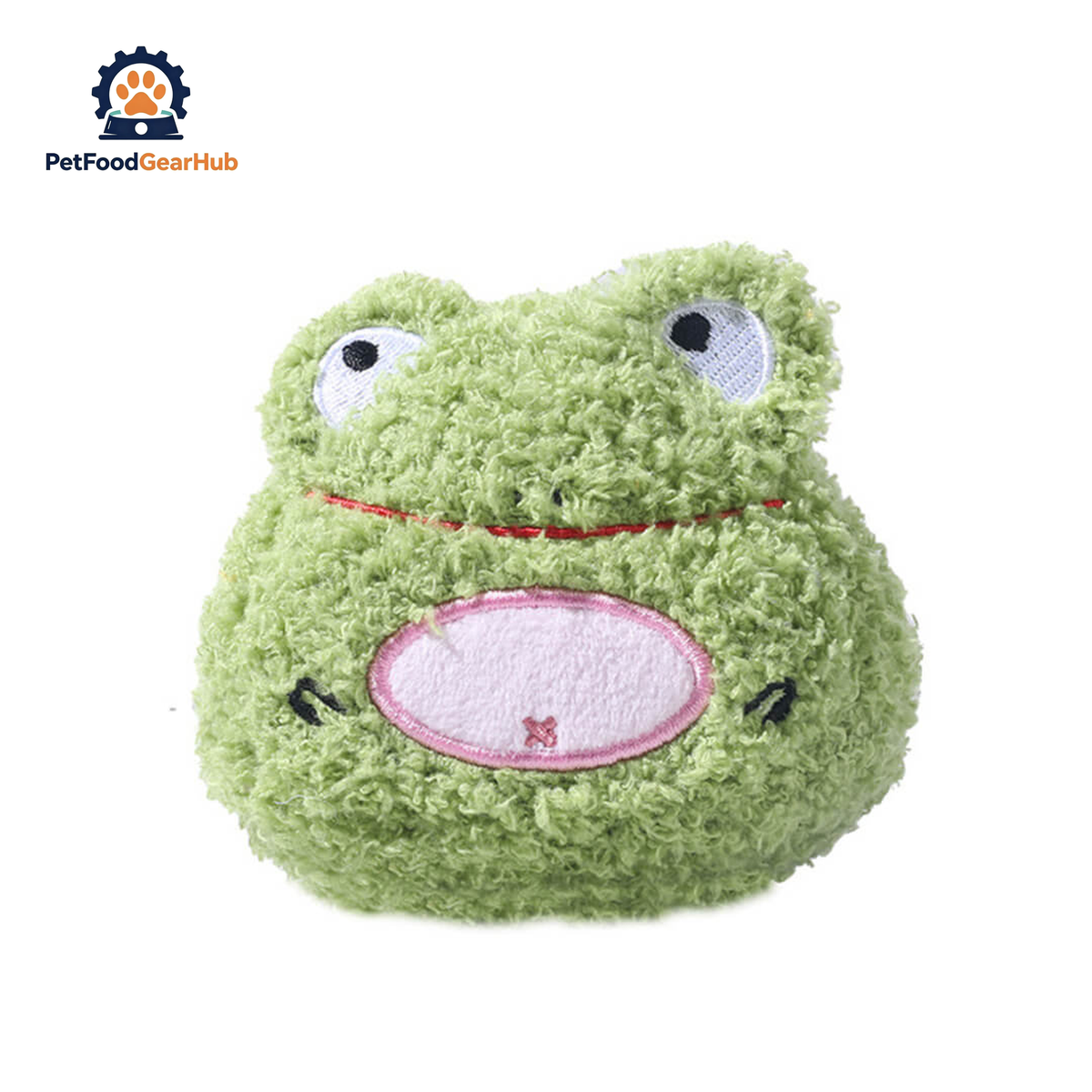 Cute Frog Squeaky Plush Toys for Cats & Kittens | PetFoodGearHub