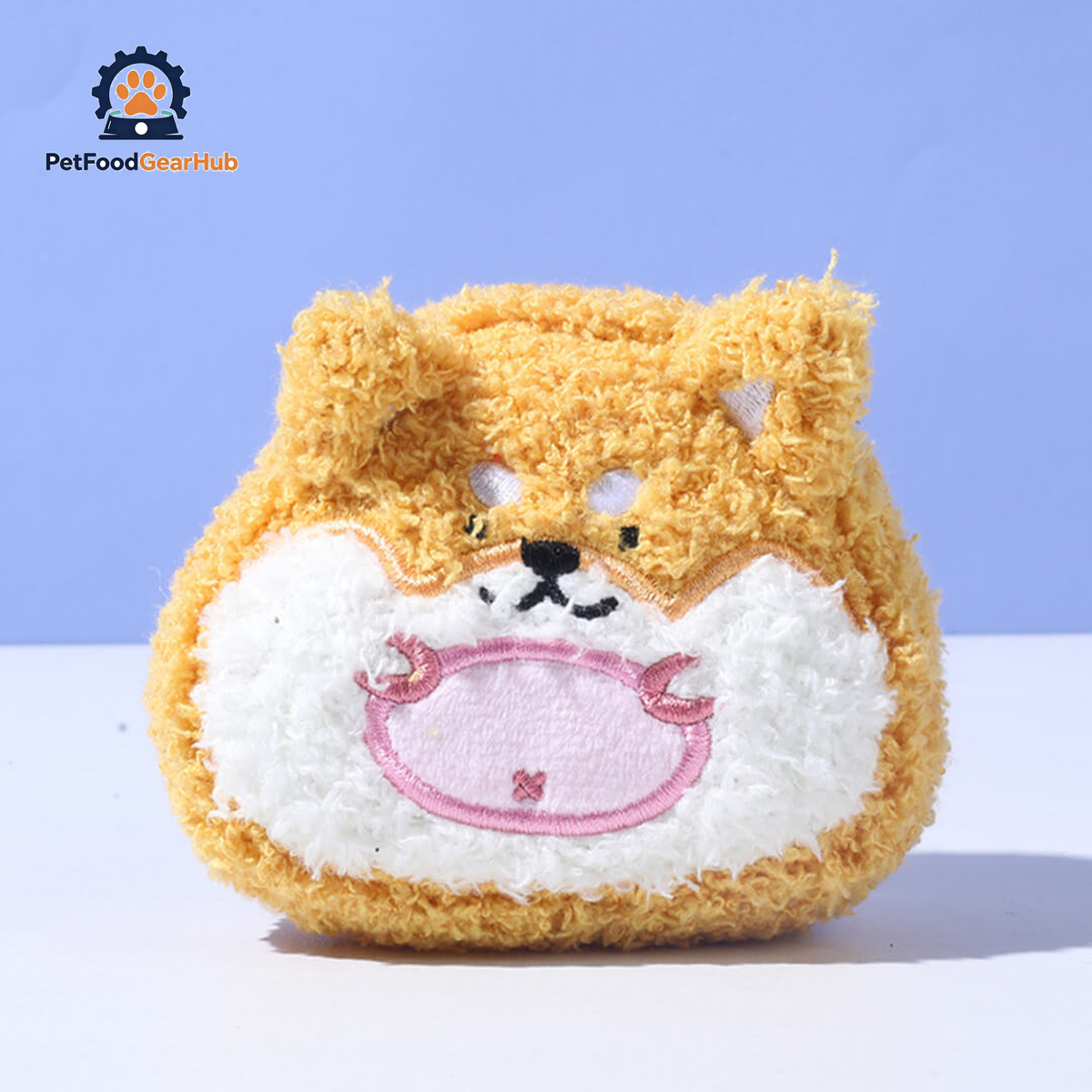 Cute Shiba Squeaky Plush Toys for Cats & Kittens | PetFoodGearHub