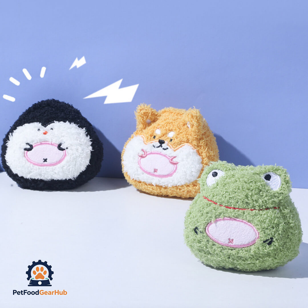practical Pals Squeaky Cute Plush Cat Toys | PetFoodGearHub