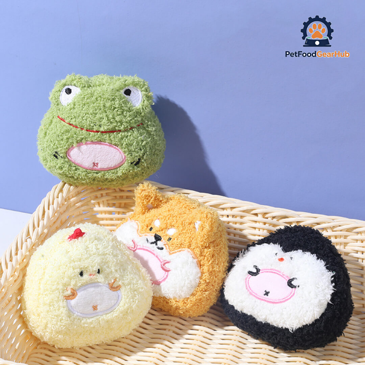 practical Pals Squeaky Cute Plush Cat Toys | PetFoodGearHub