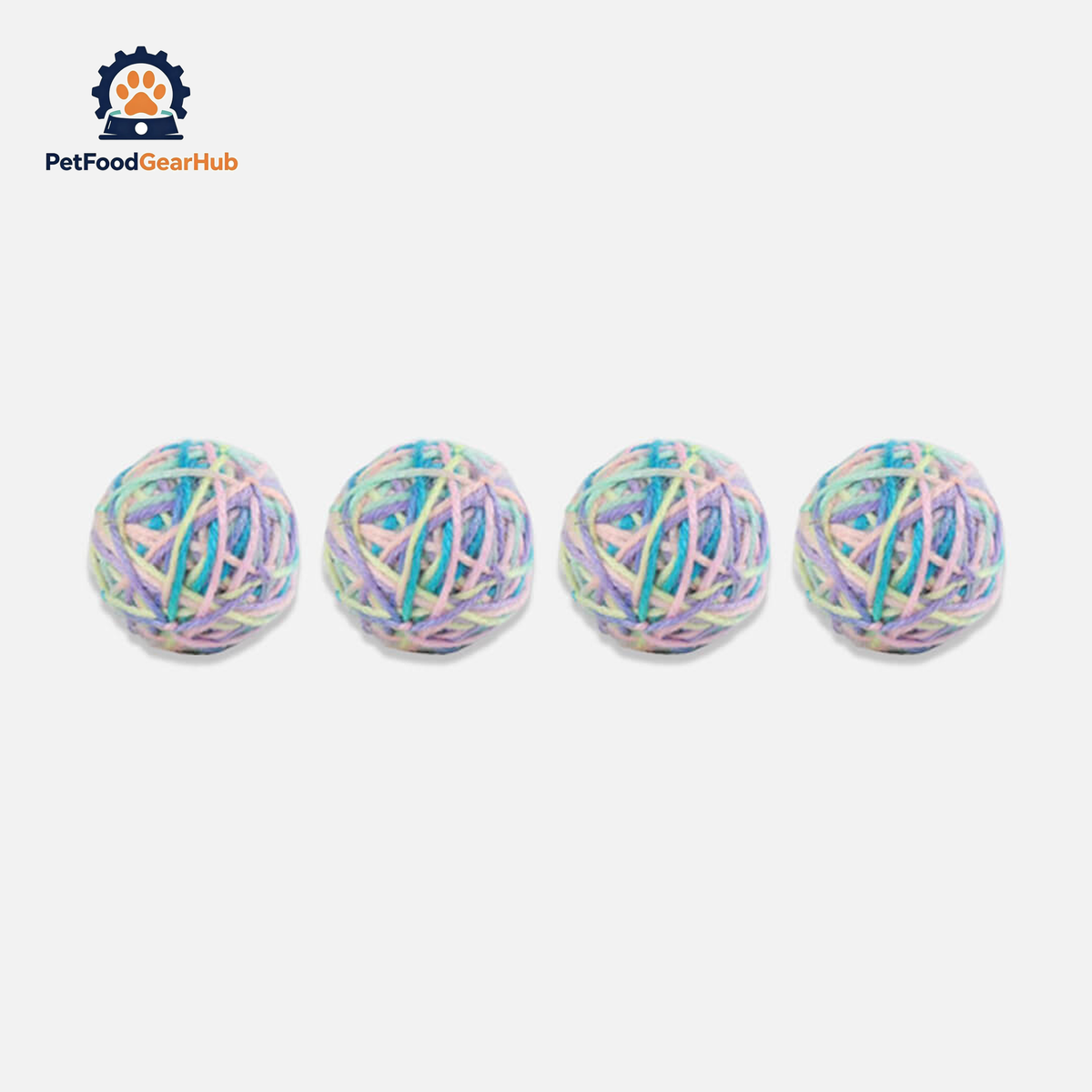4 Replacement Balls | Interactive Cat Toys | PetFoodGearHub