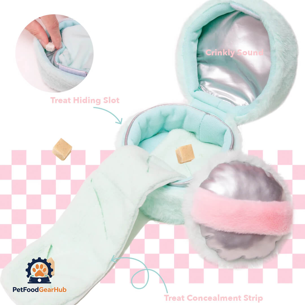 Compact Powder Snuffle Toy for Cats & Kittens | PetFoodGearHub