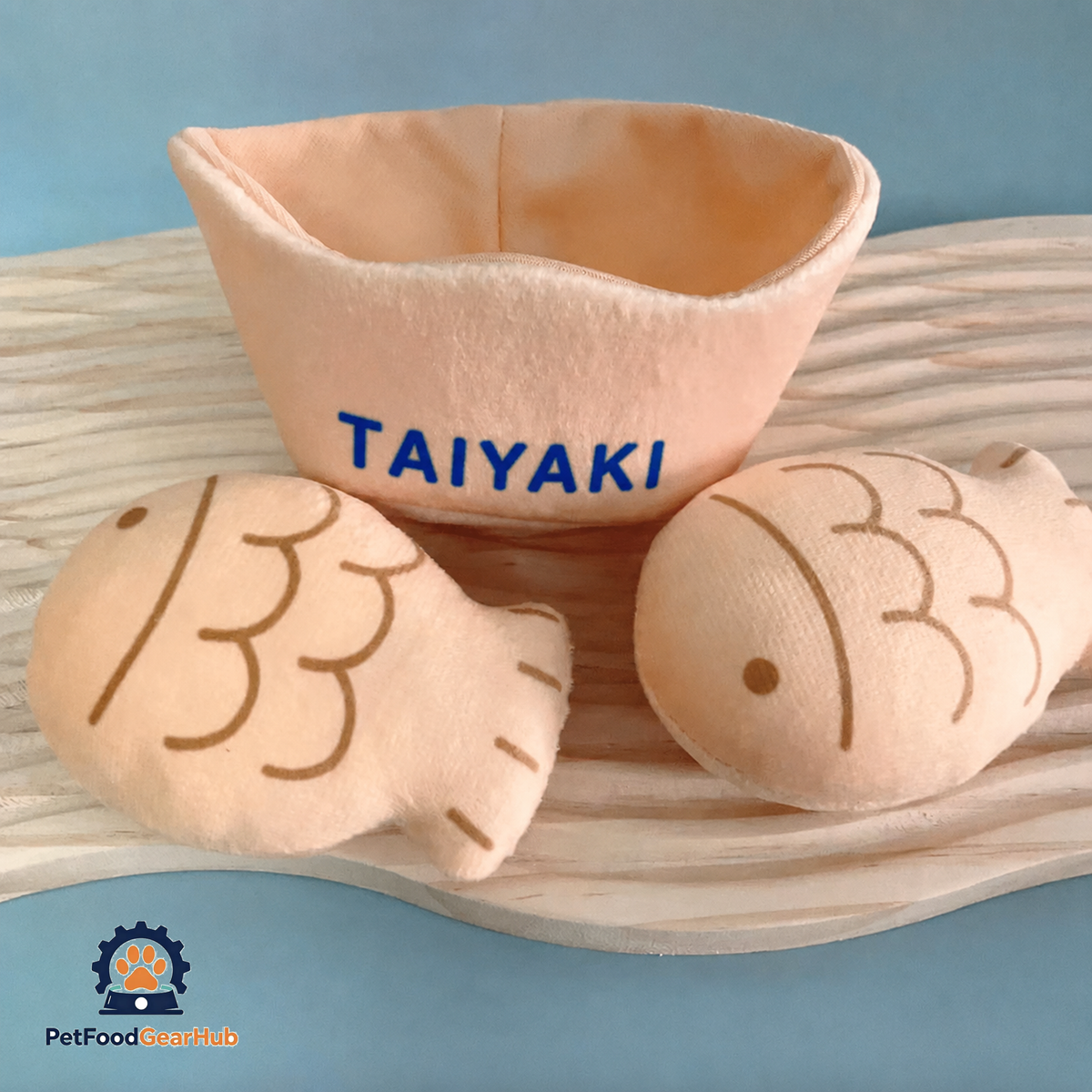 Taiyaki Squeaky Catnip Toys | Cute Kittens & Cat Toys | PetFoodGearHub