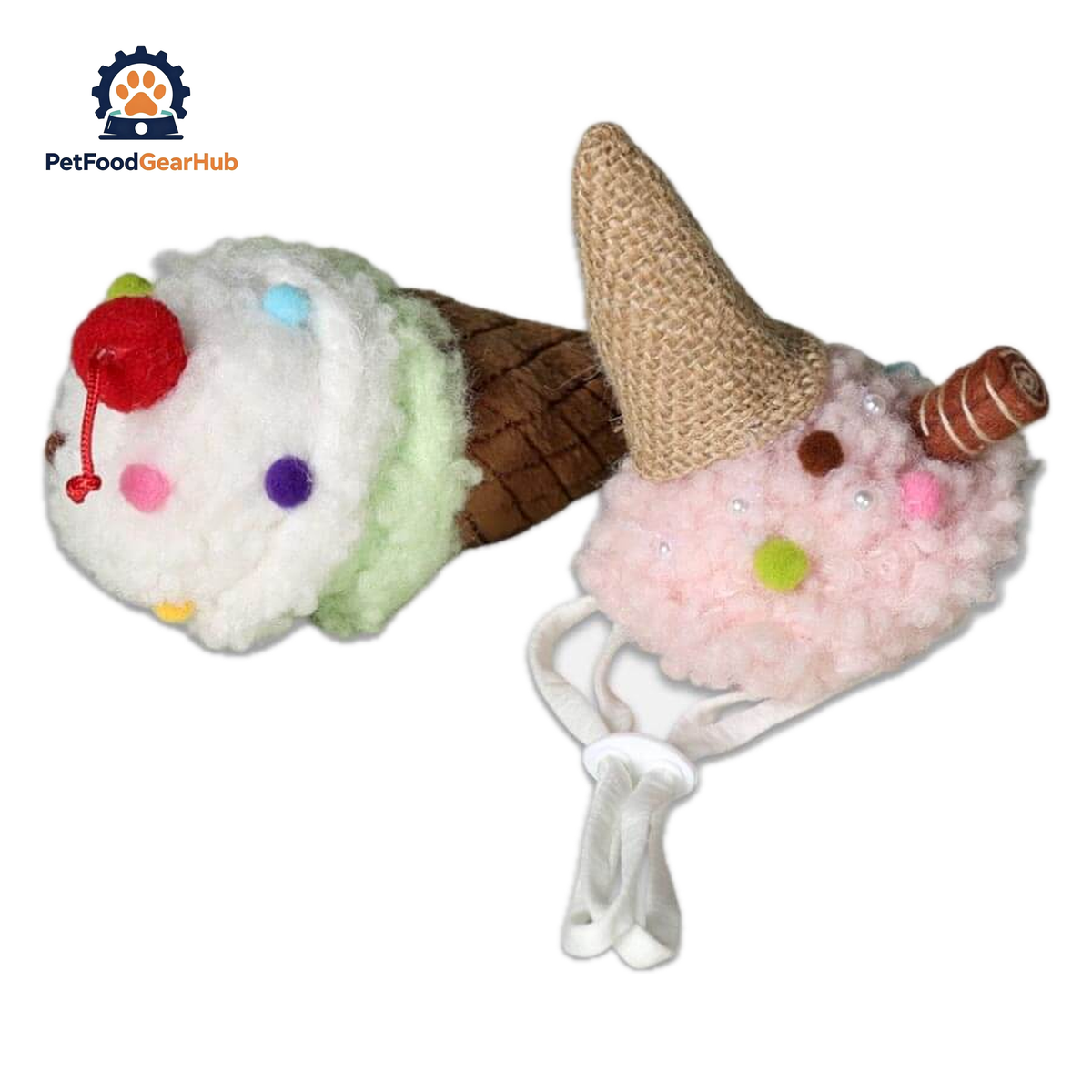 Gelato Birthday Cat Hat & Catnip Toy Set for Cats & Kittens | PetFoodGearHub