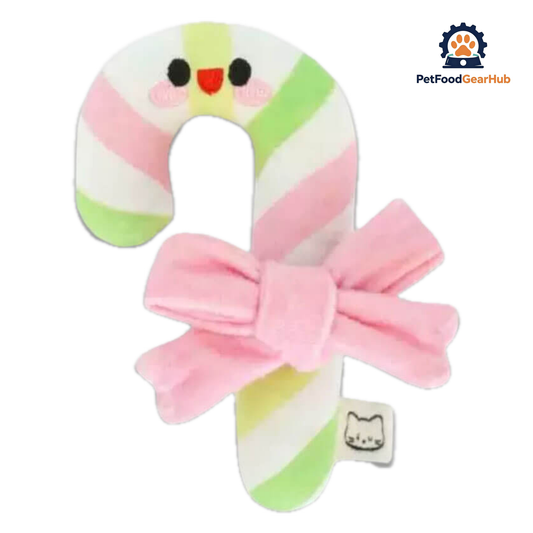 Candy Cane Catnip Toy | Cute Toy for Cats & Kittens | PetFoodGearHub