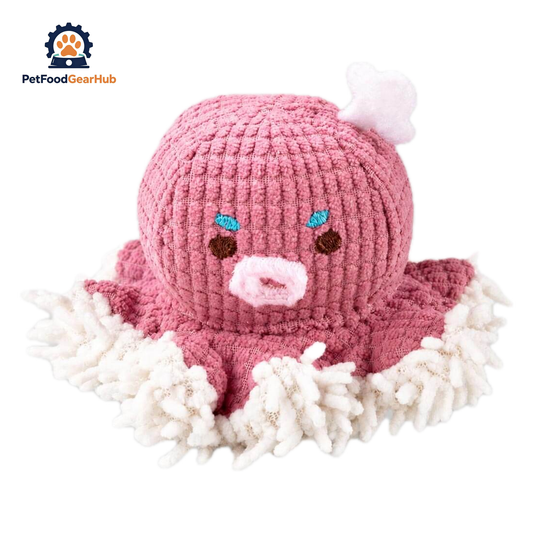 Pink Little Octopus Catnip Cat Toy | Cute Cat Toys | PetFoodGearHub