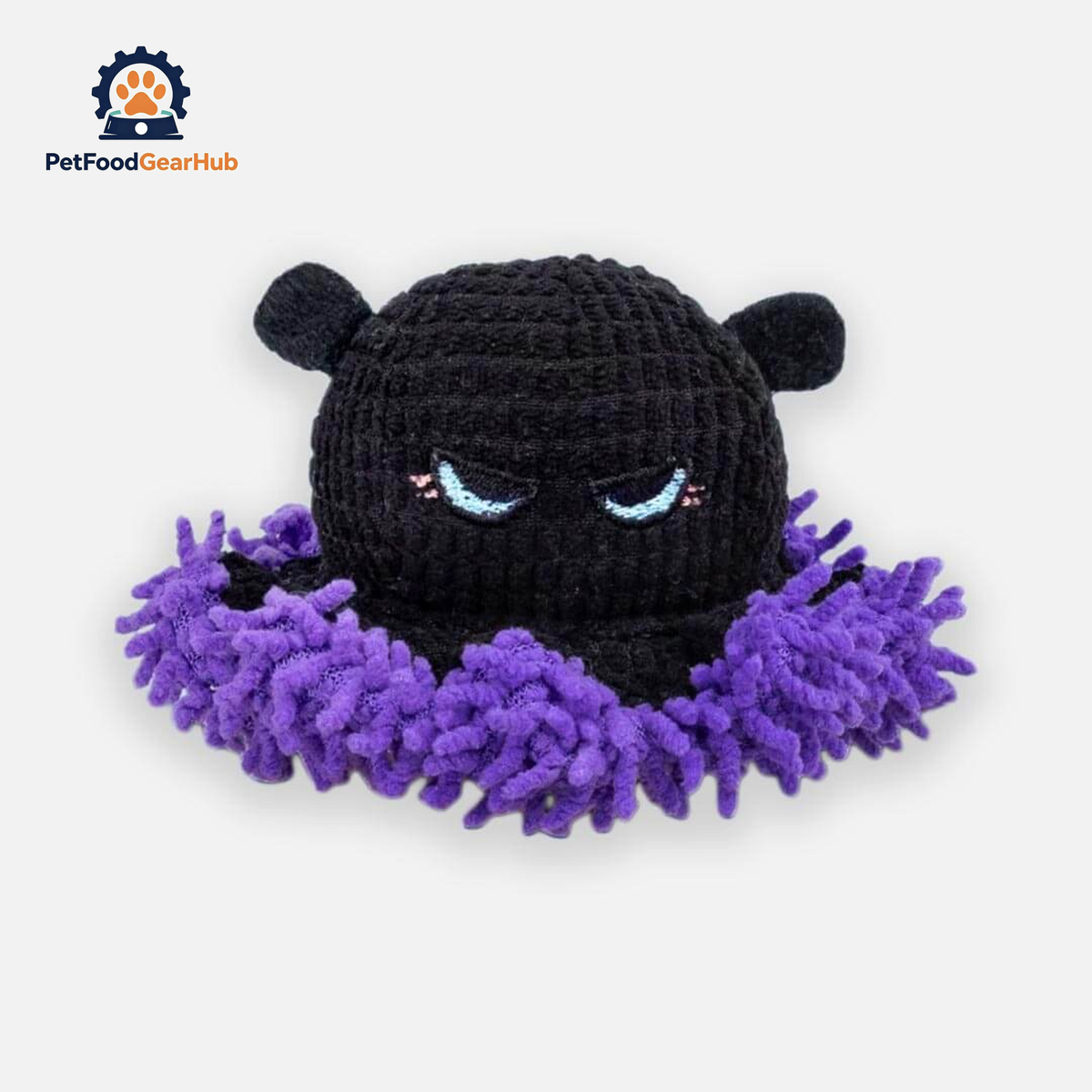 Black Little Octopus Catnip Cat Toy | Cute Cat Toys | PetFoodGearHub