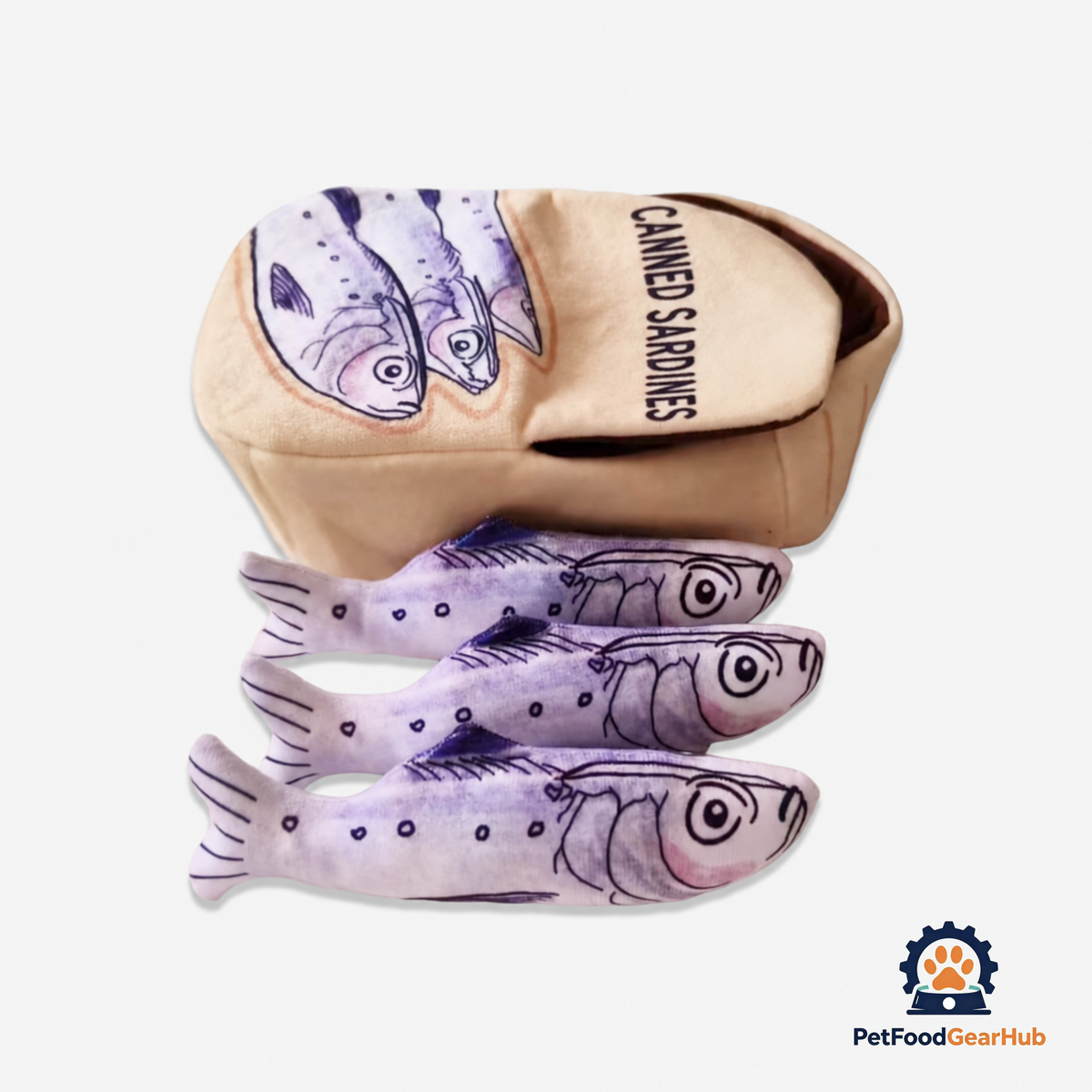 Canned Sardine Catnip Toys | Cute Kitten & Cat Toys | PetFoodGearHub