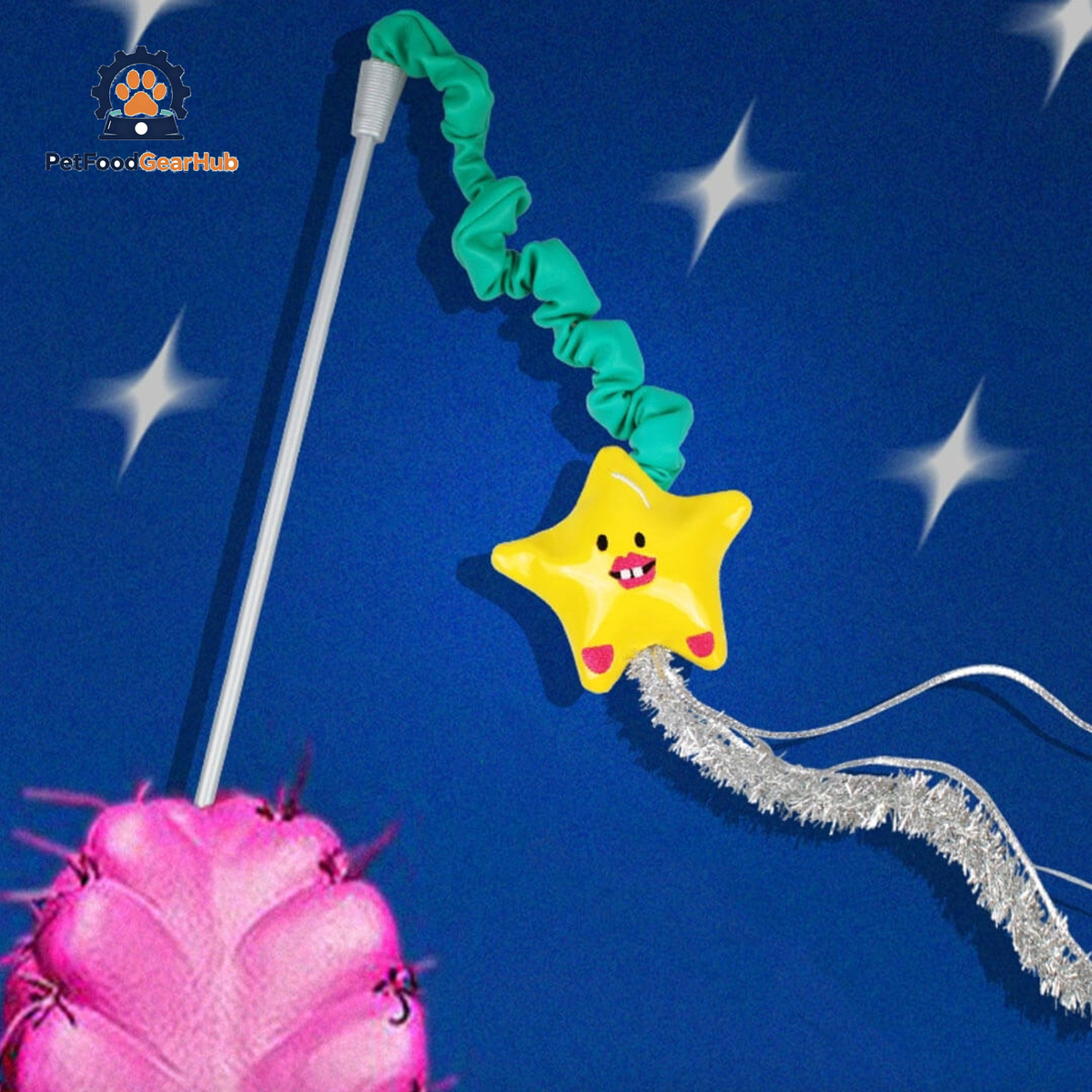 Twinkle Cat Wand Toy | Funny Toy for Bored Cats | PetFoodGearHub