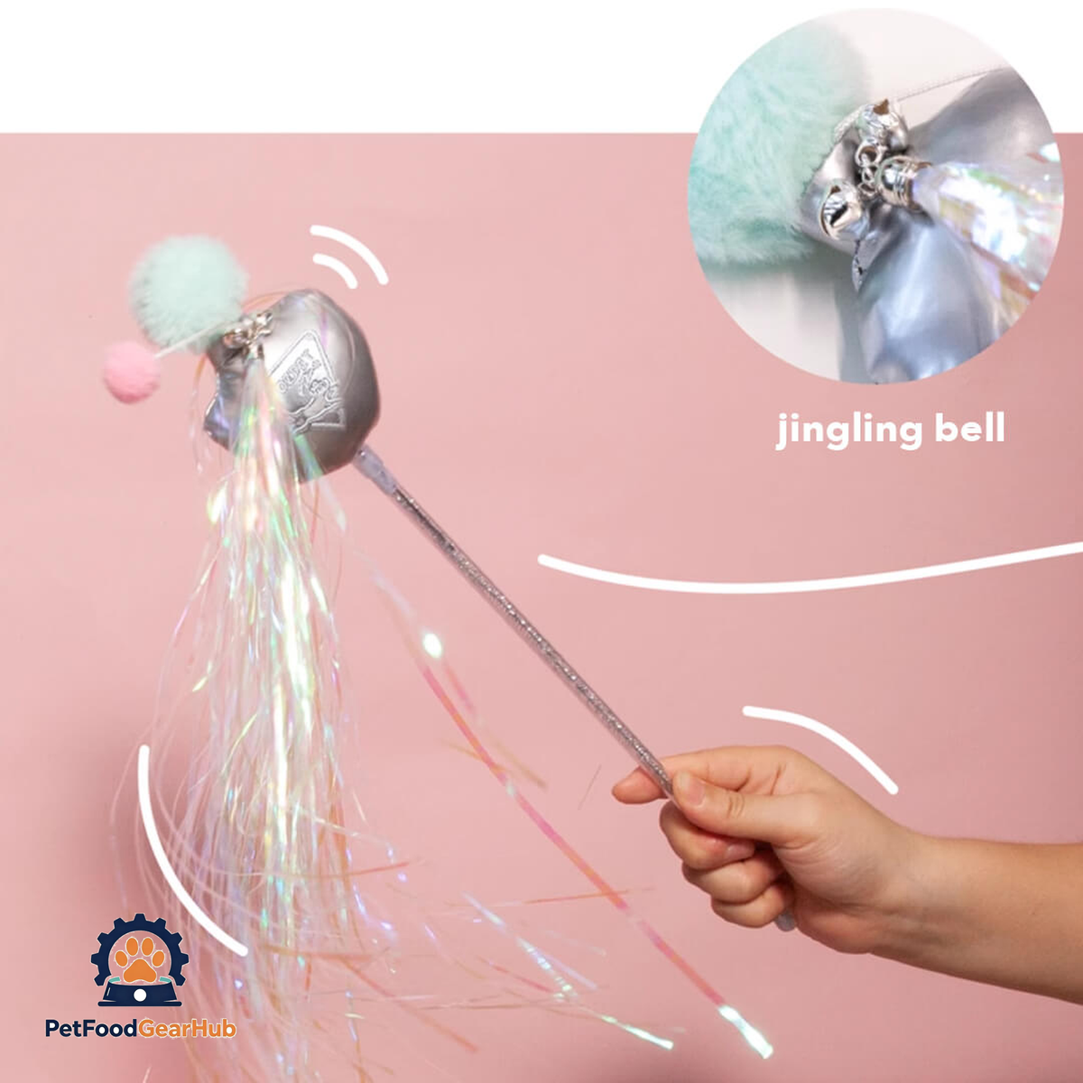Perfume Cat Wand Toy | Interactive Cat Toy | PetFoodGearHub