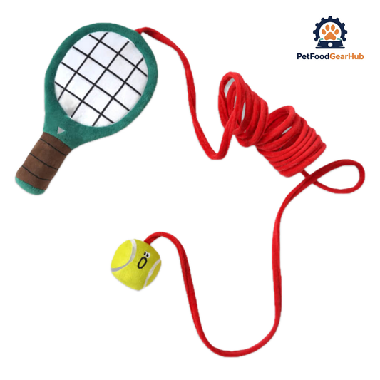 Tennis Pawtner Cat Bungee Teaser Wand | Cat Toys | PetFoodGearHub