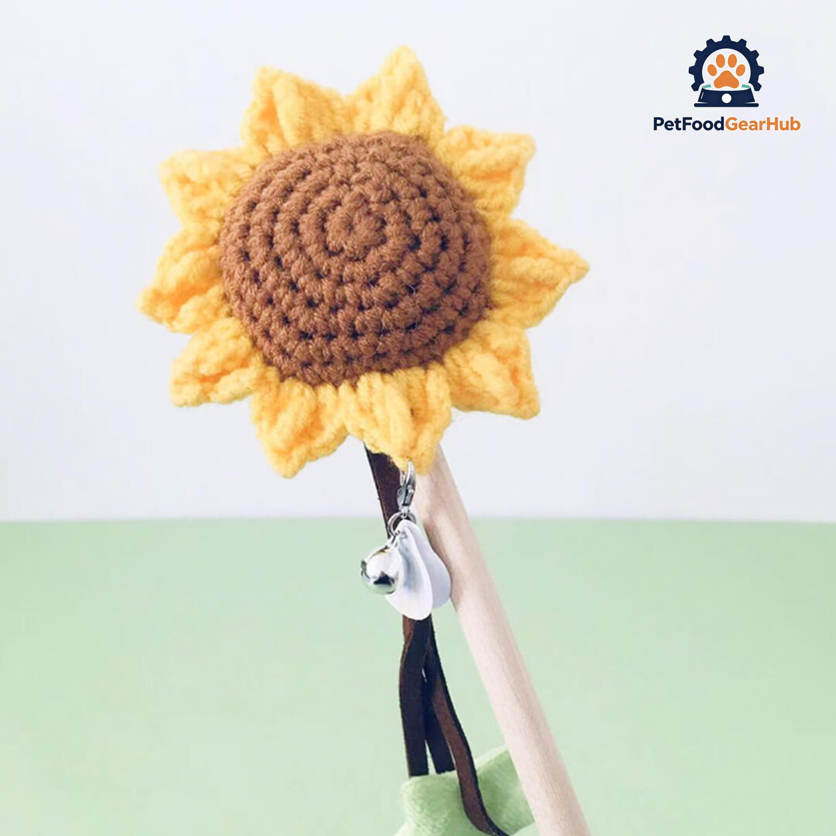 Sunflower Cat Wand Toy | Toys for Cats & Kittens | PetFoodGearHub