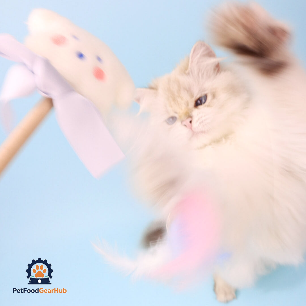 Puppy Dreams Cat Wand Toy | Cute Cat Toys | PetFoodGearHub