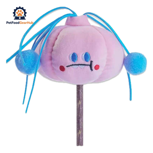 Garlicky Silvervine Cat Chew Toy | Cute Pink Cat Toys | PetFoodGearHub