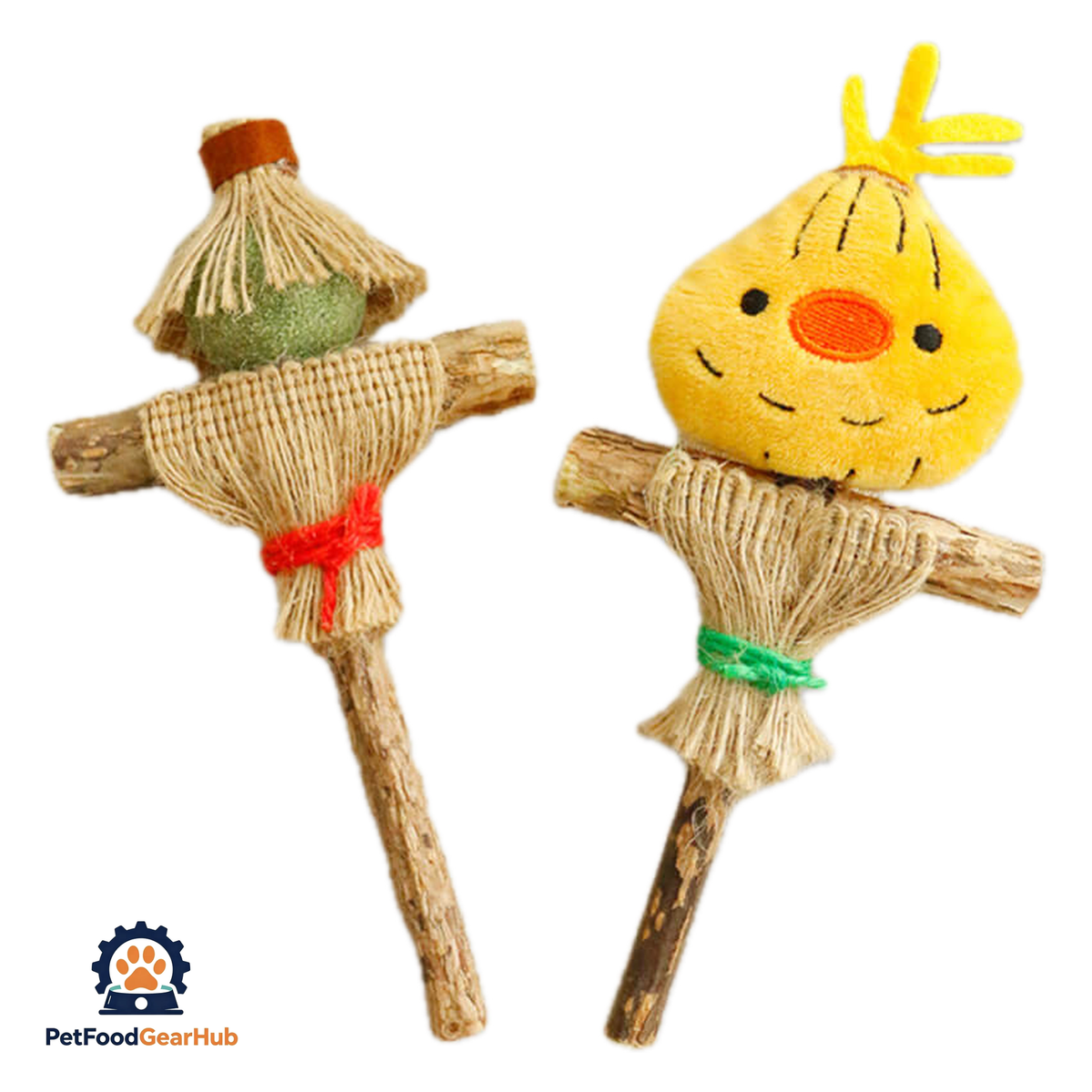 Scarecrow Cat Chew Toy | Cute Toys for Cats | PetFoodGearHub