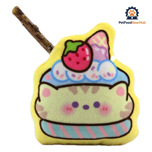 Macaron Silvervine Cat Chew Toy | Cute Toys for Kittens & Cats | PetFoodGearHub