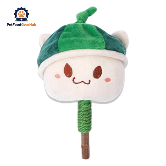 Watermelon Kitty Silvervine Cat Chew Toy | Cute Kitten & Cat Toys | PetFoodGearHub