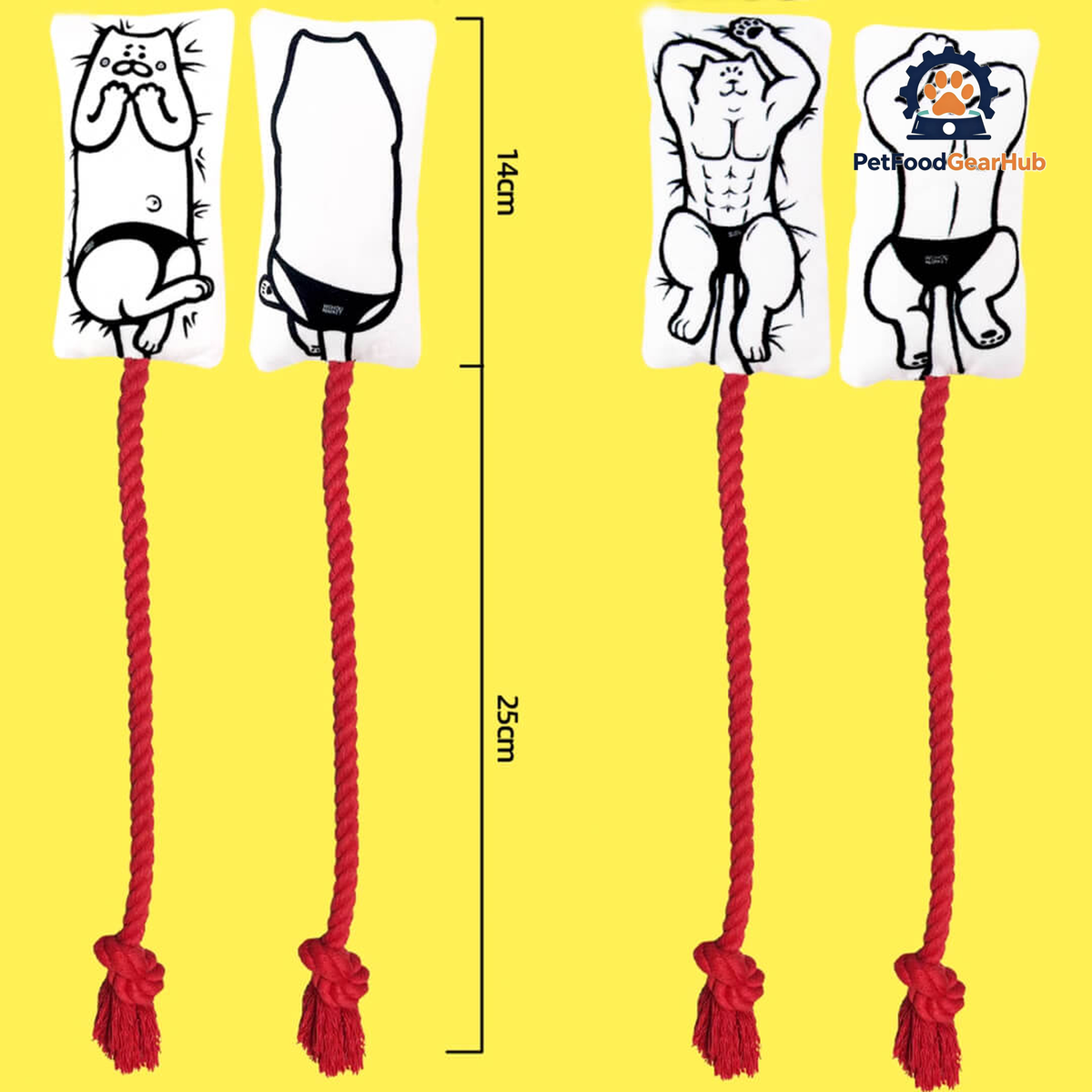 Power Paws Chew & Tug Pillow Toy | Cat Toys | PetFoodGearHub