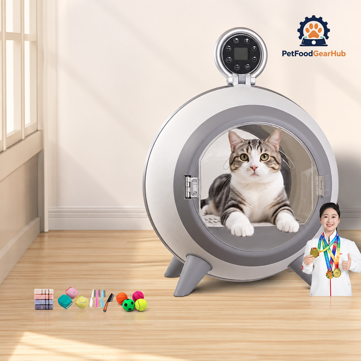 PetFoodGearHub Multi-Model Pet Drying Cabinet product view 4