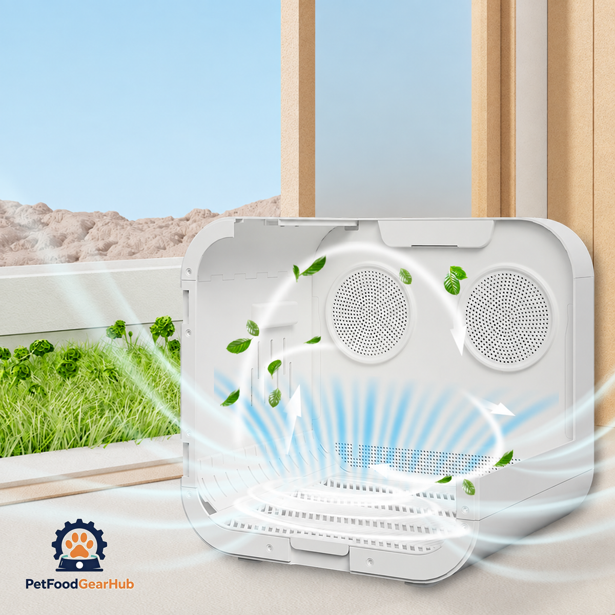 PetFoodGearHub Dual-Fan Pet Drying Cabinet product view 2
