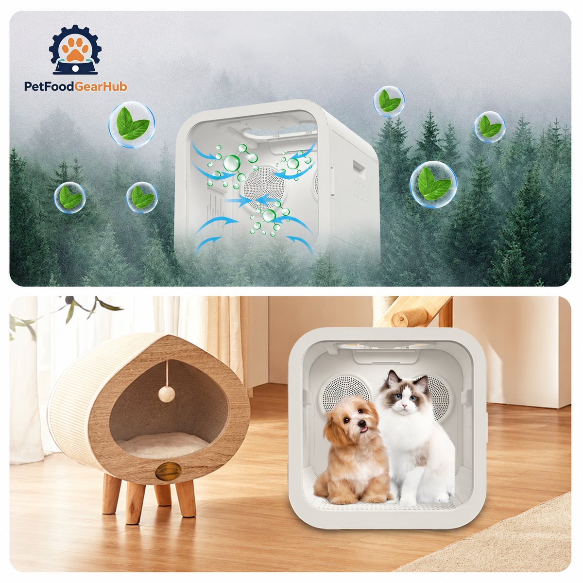 PetFoodGearHub Dual-Fan Pet Drying Cabinet product view 3