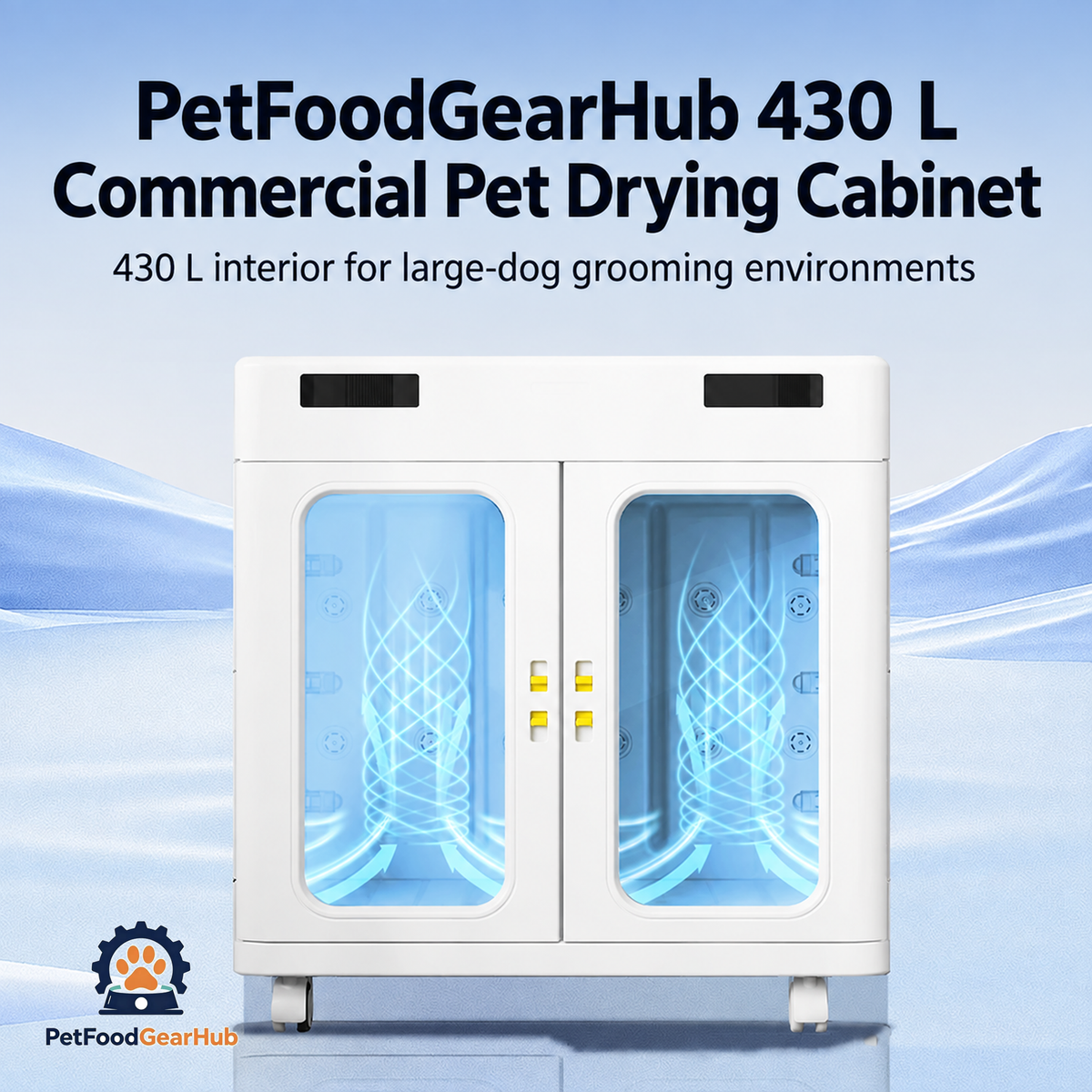 PetFoodGearHub 430 L Commercial Pet Drying Cabinet product view 2