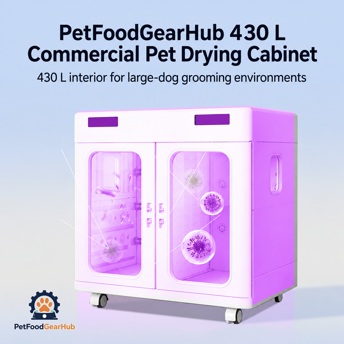 PetFoodGearHub 430 L Commercial Pet Drying Cabinet product view 3
