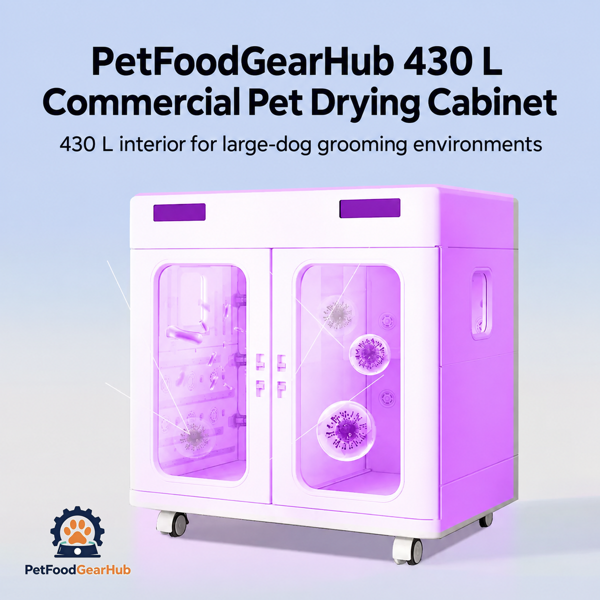 PetFoodGearHub 430 L Commercial Pet Drying Cabinet product view 6