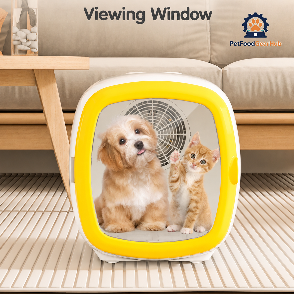 PetFoodGearHub Smart Pet Drying Cabinet with Viewing Window product view 4