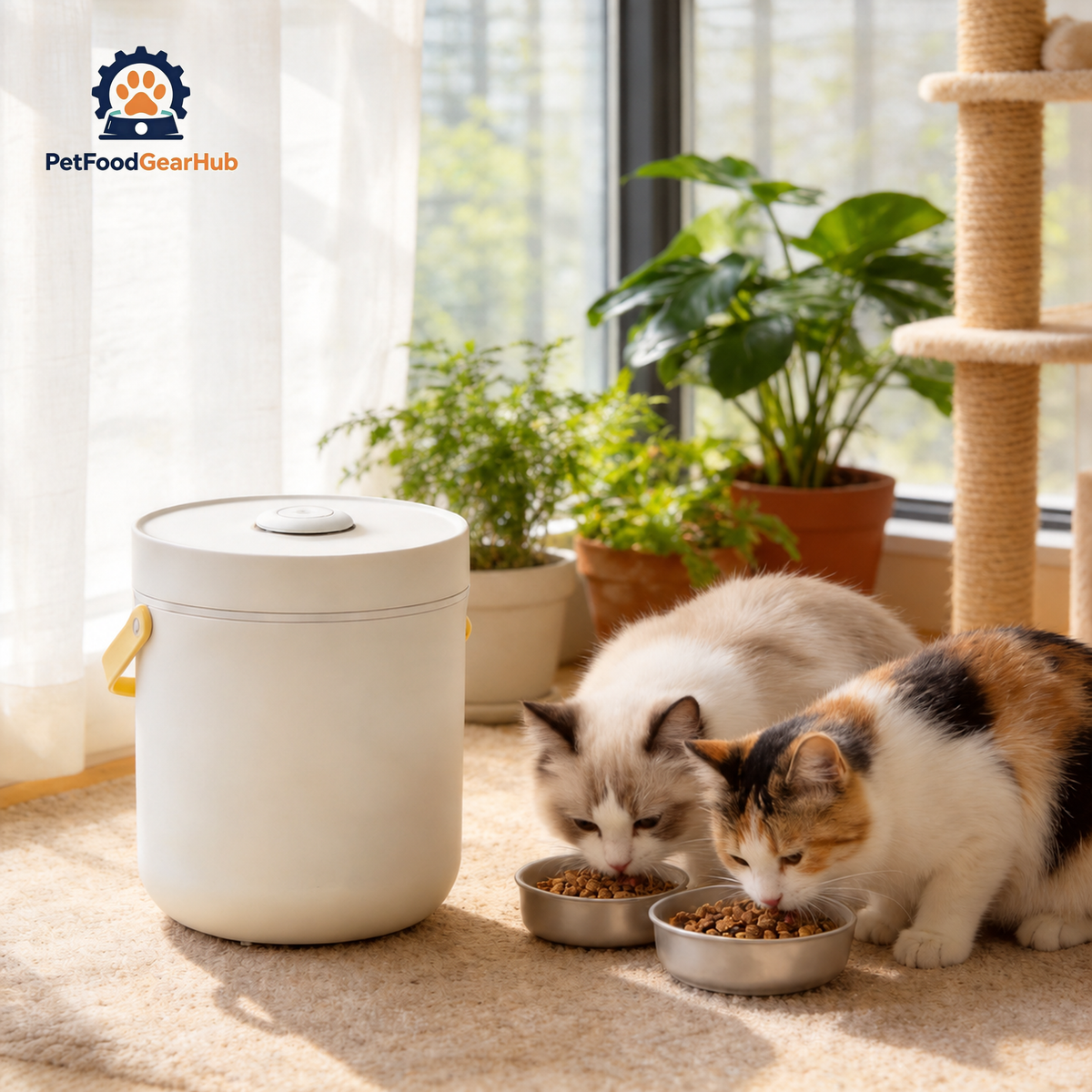 PetFoodGearHub Vacuum Pet Food Storage Container product view 2