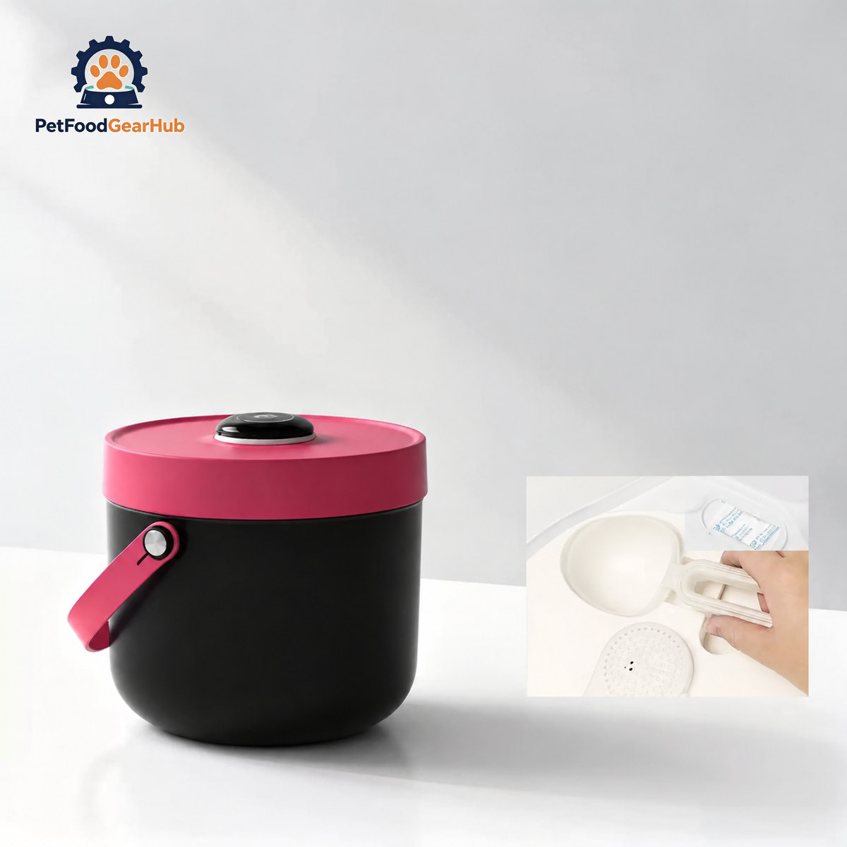 PetFoodGearHub Vacuum Pet Food Storage Container product view 8