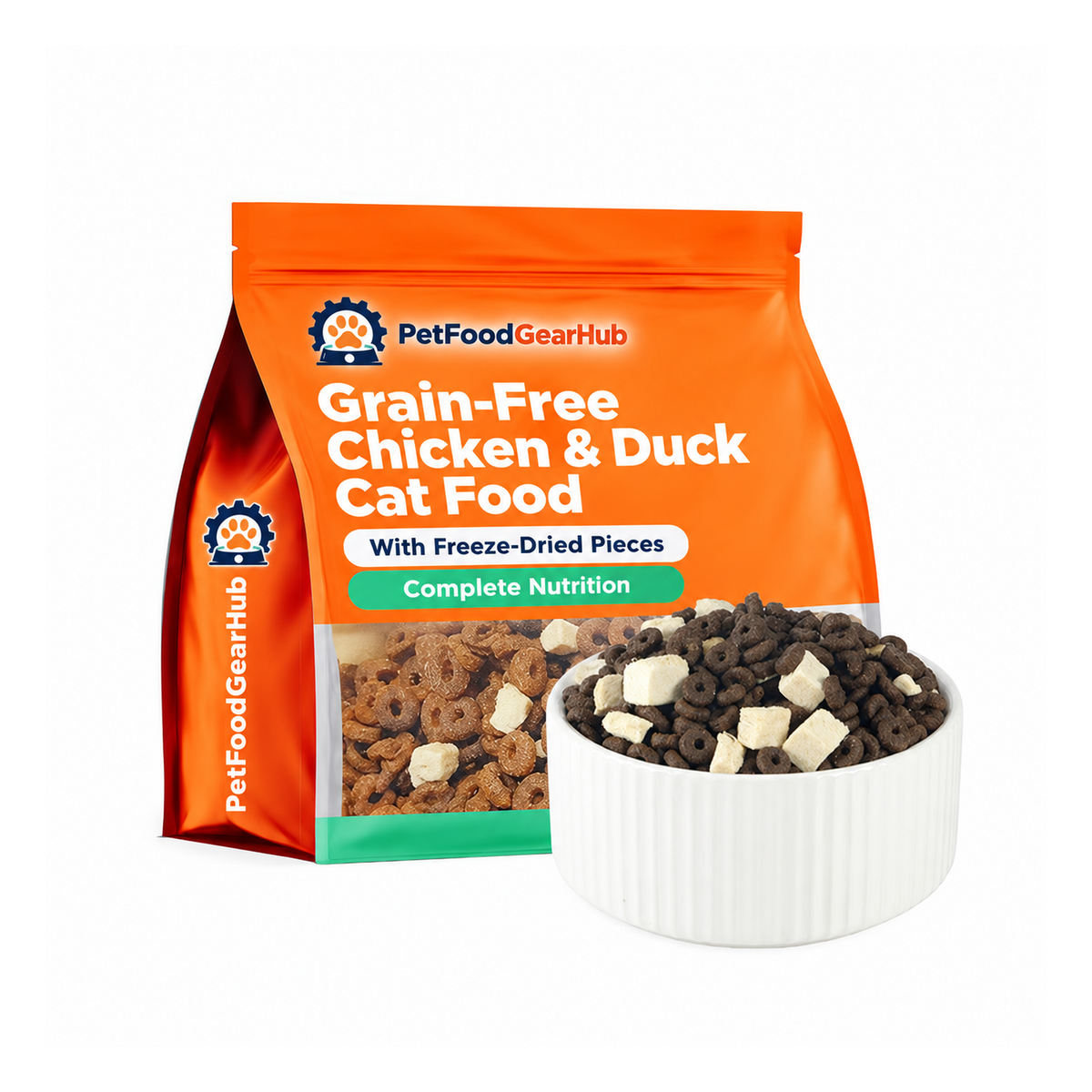 PFGH LSM-23 US Full Nutritional Fresh Meat Grain Free FD Cat Food (Fresh Chicken & Duck Formula) – Wholesale Cat Food product image by PetFoodGearHub